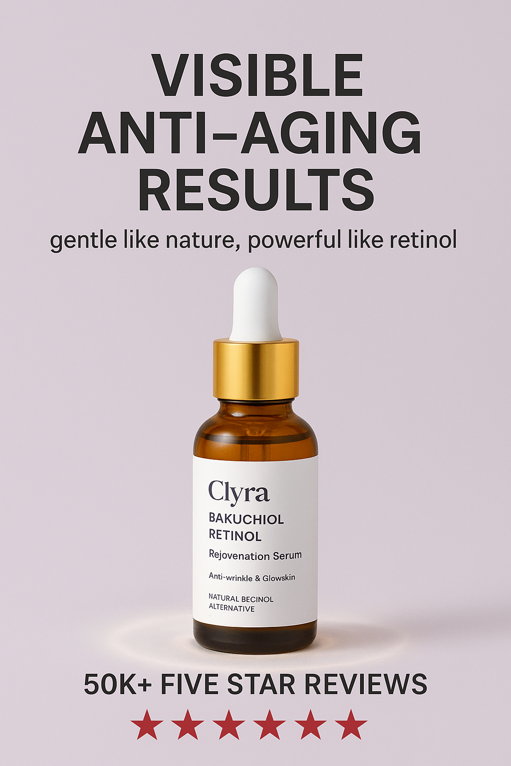 Bakuchiol Retinol Face Serum – Anti-Wrinkle & Firming